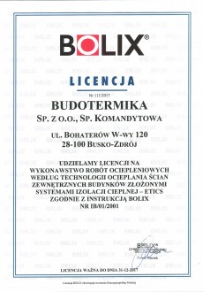 BOLIX-Licencja-2017